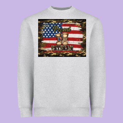 Proud Veteran Veterans Day Heavyweight Sweatshirt Designed By Jasminsmagicworld