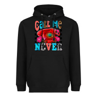 Black call me never olivia Heavyweight Hoodie - OliviaCreatesArt