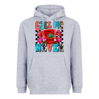 Heather Grey call me never olivia Heavyweight Hoodie - OliviaCreatesArt