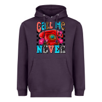 Plum call me never olivia Heavyweight Hoodie - OliviaCreatesArt
