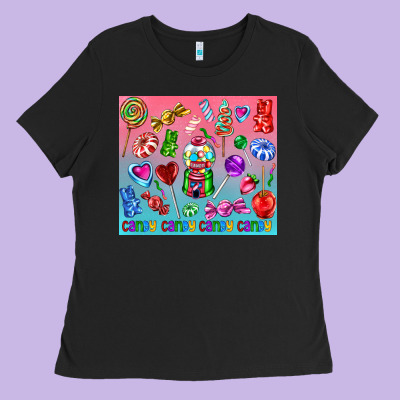 Candy Ladies Tee Designed By Adodesignshop