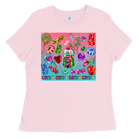 Bubblegum Pink candy Ladies Tee - AdoDesignShop