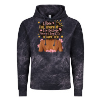 Cloud Black i love the woman i've become because i fought to b Vintage Hoodie - MaliasSmallBusiness