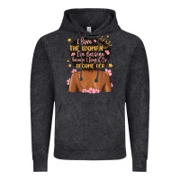 Vintage Black i love the woman i've become because i fought to b Vintage Hoodie - MaliasSmallBusiness