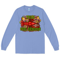 Colony Blue mardi gras this the season crawfish fleur de lis Long Sleeve Tee - RanaPortraitStore