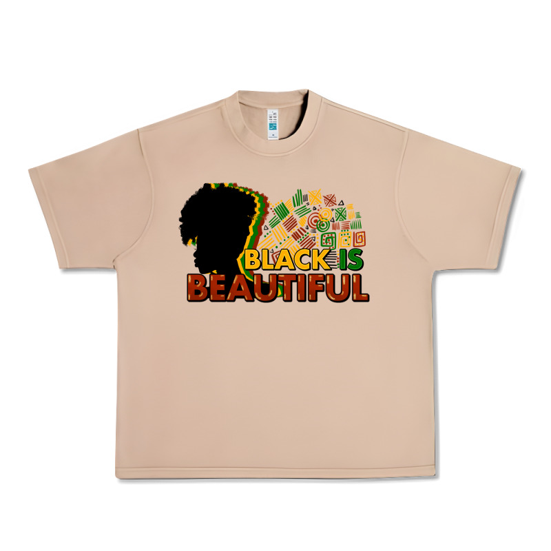 Black Is Beautiful Urban Heavy Tee by NancyCooperArtShop | Teevron