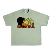 Oil Green black is beautiful Urban Heavy Tee - NancyCooperArtShop