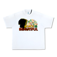 White black is beautiful Urban Heavy Tee - NancyCooperArtShop