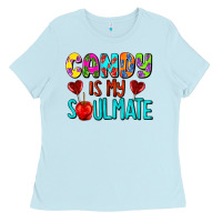 Baby Blue candy is my soulmate Ladies Tee - AdoDesignShop
