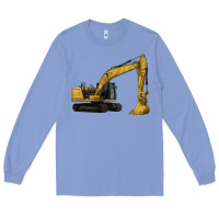 Colony Blue Excavator Long Sleeve Tee - LillyAllenDesigns
