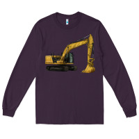 Plum Excavator Long Sleeve Tee - LillyAllenDesigns
