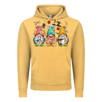 Vintage Mustard crafter gnomies Vintage Hoodie - NancyCooperArtShop