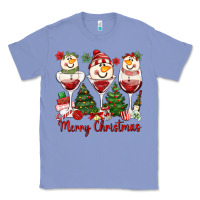 Colony Blue merry christmas wine and cocktails Classic Tee - MaliasSmallBusiness