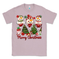 Lilac merry christmas wine and cocktails Classic Tee - MaliasSmallBusiness