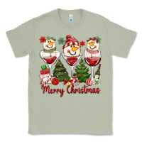 Matcha merry christmas wine and cocktails Classic Tee - MaliasSmallBusiness