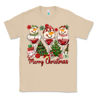 Mushroom merry christmas wine and cocktails Classic Tee - MaliasSmallBusiness