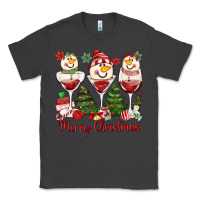 Smoke merry christmas wine and cocktails Classic Tee - MaliasSmallBusiness