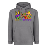 Storm peace love mardi gras olivia Heavyweight Hoodie - OliviaCreatesArt