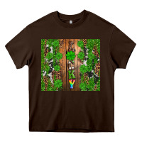 Chocolate Brown lucky Heavy Core Tee - Artiststas