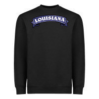 Black louisiana Heavyweight Sweatshirt - BarkalooDesign