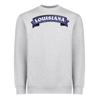 Heather Grey louisiana Heavyweight Sweatshirt - BarkalooDesign