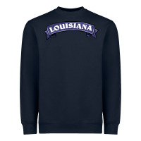 Navy louisiana Heavyweight Sweatshirt - BarkalooDesign