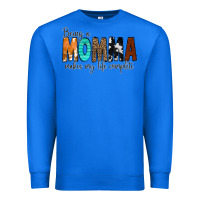 True Royal Being a Momma Makes My Life Complete Premium Sweatshirt - CowCowDesign