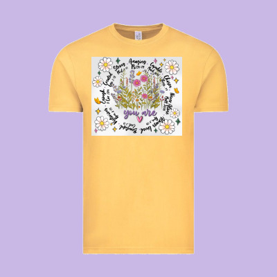 God Says You Are Inflated Vintage Tee Designed By Maliassmallbusiness