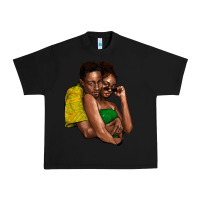 Black black couple Urban Heavy Tee - NancyCooperArtShop
