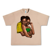 Burro black couple Urban Heavy Tee - NancyCooperArtShop