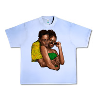 Grape Ice black couple Urban Heavy Tee - NancyCooperArtShop