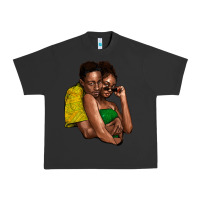 Pigment Black black couple Urban Heavy Tee - NancyCooperArtShop