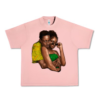 Salmon black couple Urban Heavy Tee - NancyCooperArtShop