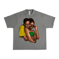Tornado black couple Urban Heavy Tee - NancyCooperArtShop