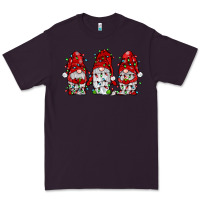 Plum gnome with christmas lights Premium Tee - JahusDesignShop