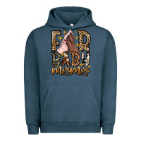 Pigment Midnight Navy Fur Baby Mama Dog Urban Hoodie - CowhideDigitalArt
