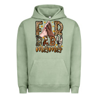 Pigment Oil Green Fur Baby Mama Dog Urban Hoodie - CowhideDigitalArt