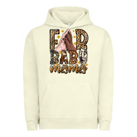 Pigment Pistachio Fur Baby Mama Dog Urban Hoodie - CowhideDigitalArt