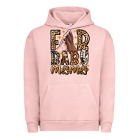 Pigment Salmon Fur Baby Mama Dog Urban Hoodie - CowhideDigitalArt