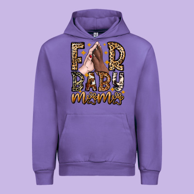 Fur Baby Mama Dog Urban Hoodie Designed By Cowhidedigitalart