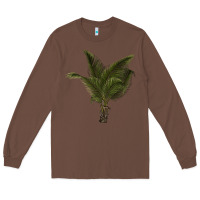 Chestnut palm tree Long Sleeve Tee - LillyAllenDesigns