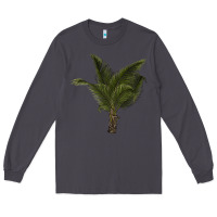 Smoke palm tree Long Sleeve Tee - LillyAllenDesigns