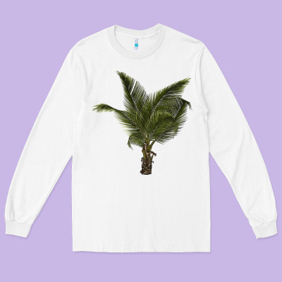 Palm Tree Long Sleeve Tee Designed By Lillyallendesigns