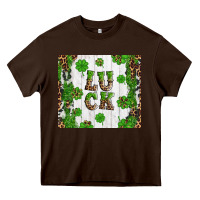 Chocolate Brown luck Heavy Core Tee - Artiststas