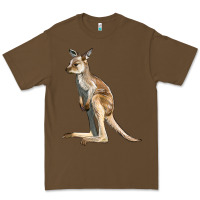 Cacao baby kangaroo Premium Tee - LillyAllenDesigns