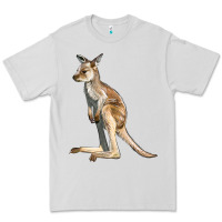 Dove Grey baby kangaroo Premium Tee - LillyAllenDesigns
