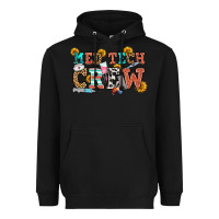Black med tech crew Heavyweight Hoodie - OliviaCreatesArt