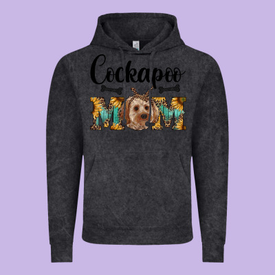Cockapoo Mom Western Vintage Hoodie Designed By Ranaportraitstore