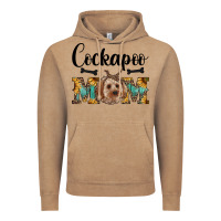 Vintage Coffee cockapoo mom western Vintage Hoodie - RanaPortraitStore