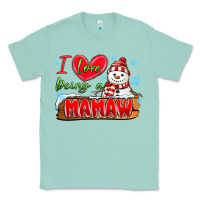 Seafoam i love being a mamaw Classic Tee - MaliasSmallBusiness